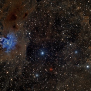 NGC7023 and Ghostnebel 